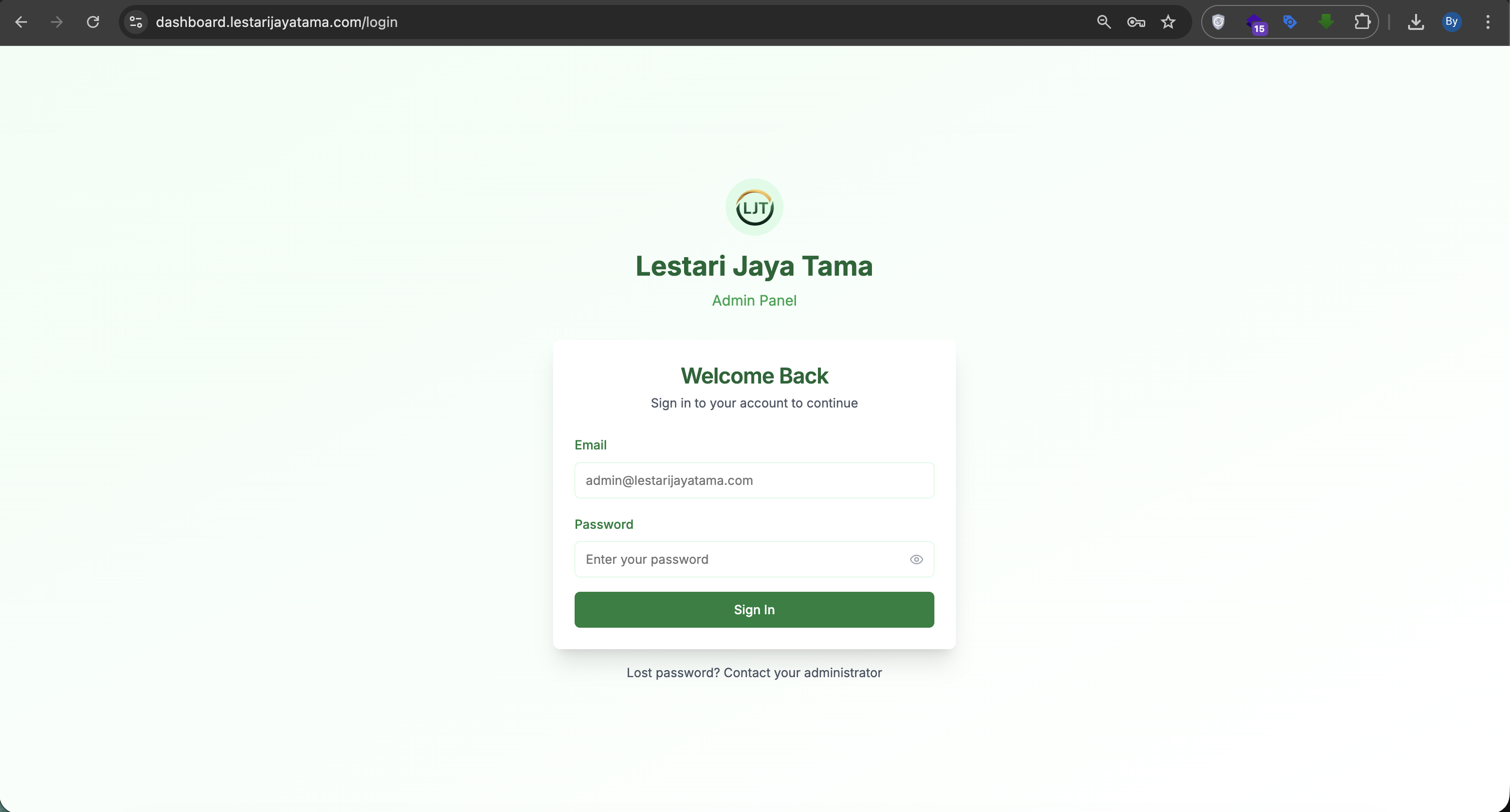 CMS Lestari Jaya Tama